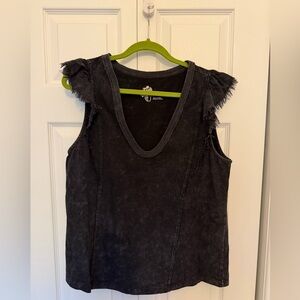 Pilcro Black Sleeveless Top